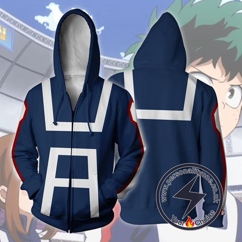 My Hero Academia U.A. High School Zip Up Hoodie Jacket
